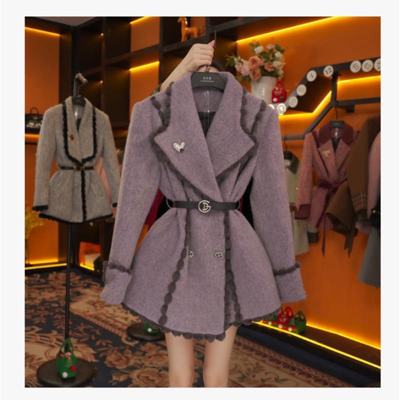 【宠粉价】白鸭绒羽绒服冬季设计师轻奢气质收腰外套LOVES-A1548