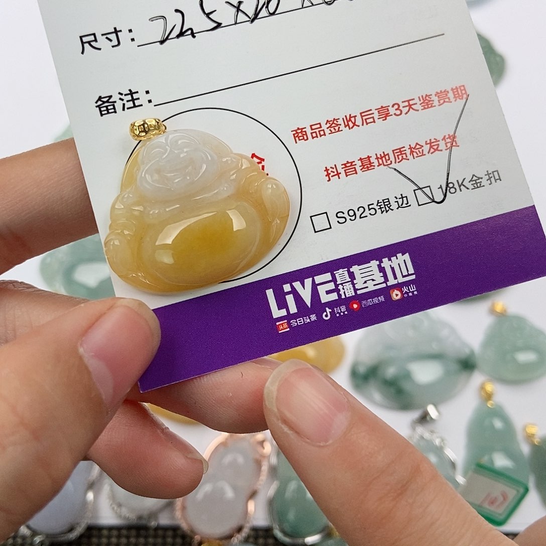 翡翠颈饰未镶嵌L*翡翠