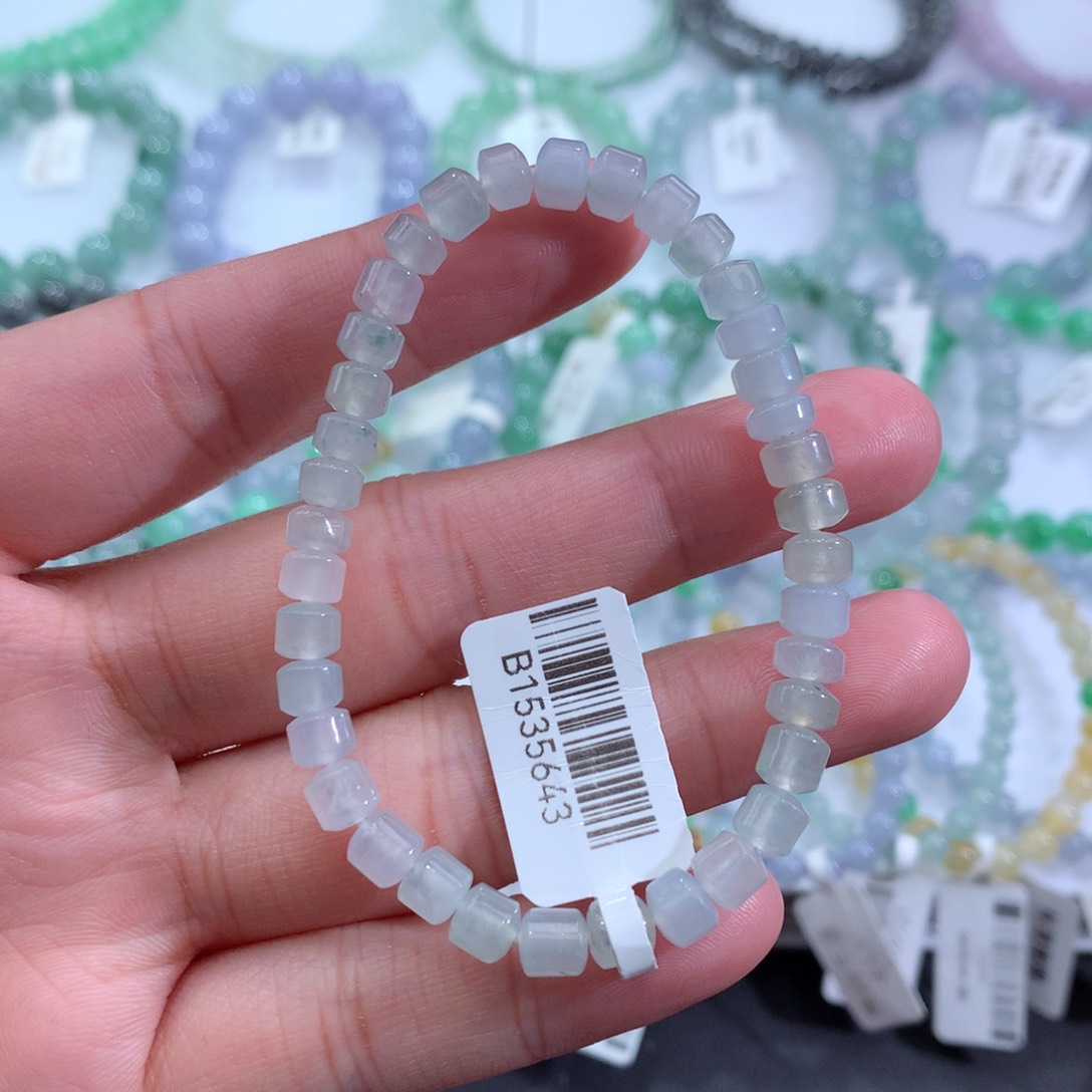 翡翠手链未镶嵌天然