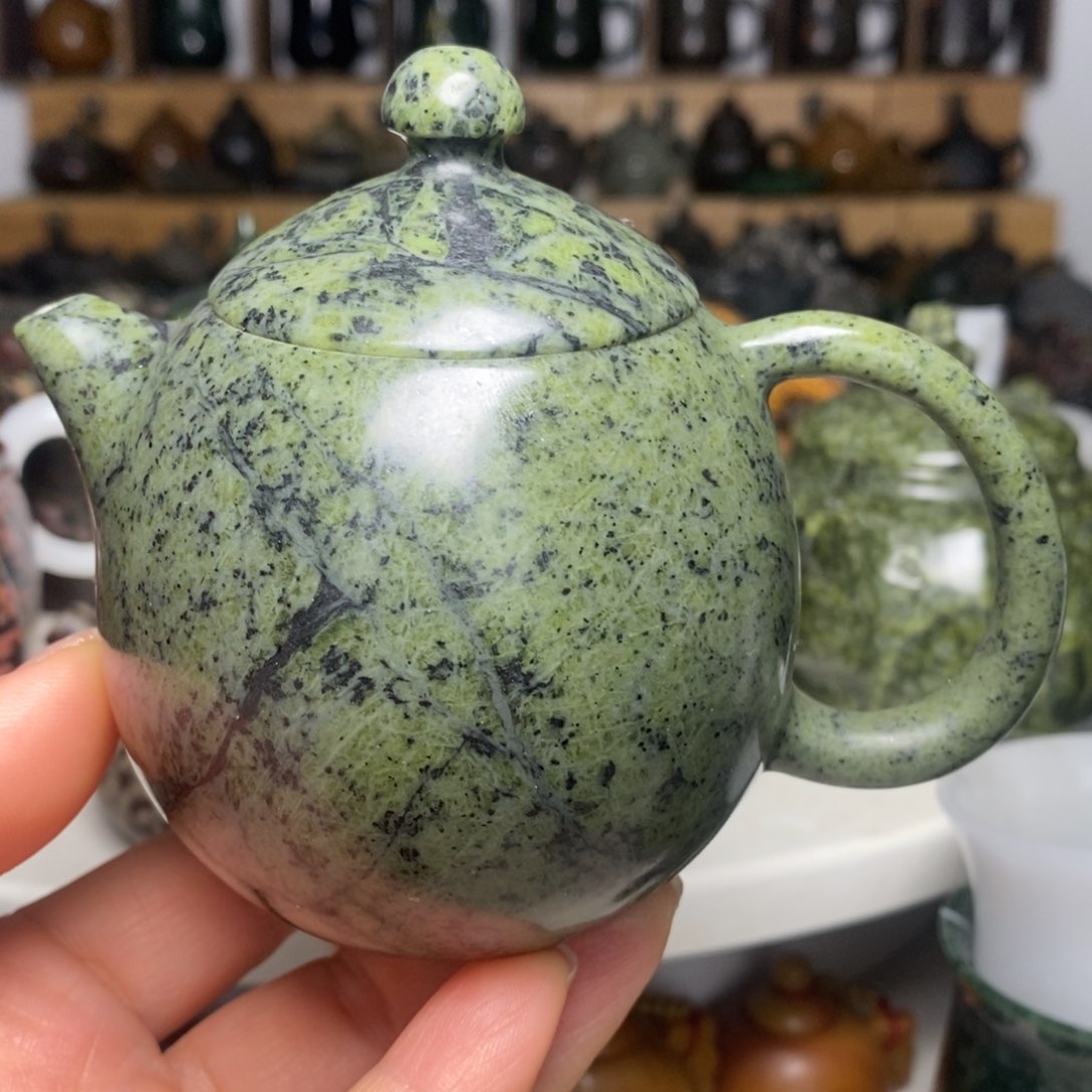 藏玉药王石福利款龙蛋壶210cc