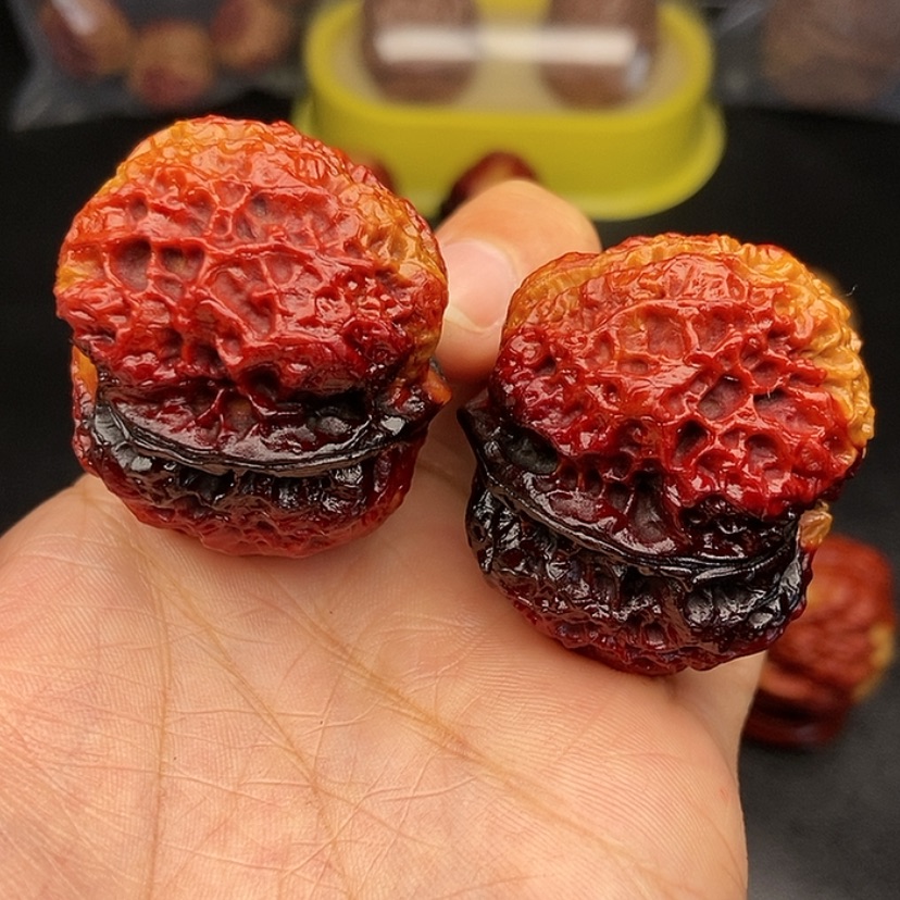 【闪购商品】把件文玩核桃41尺火麒麟金蟾