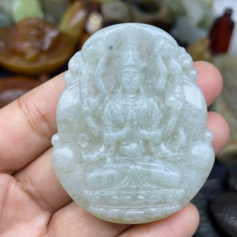 蛇纹石玉未镶嵌颈饰116