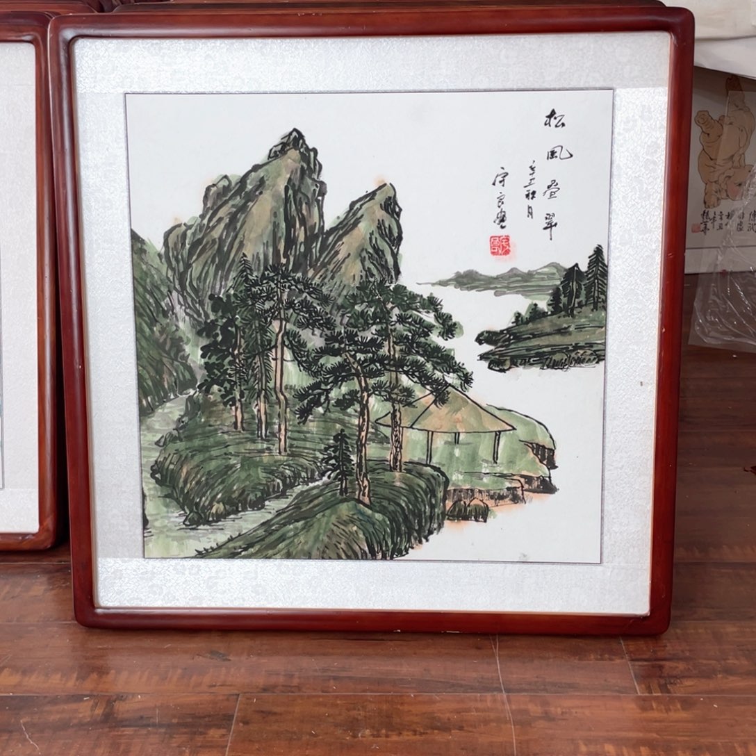 国画带框尺寸63*63厘米