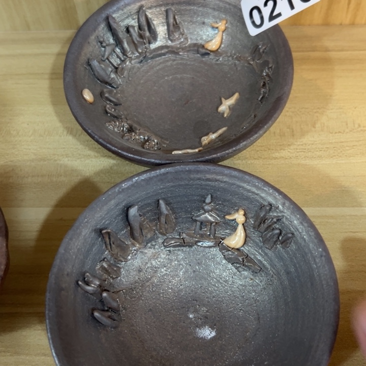 柴烧茶器，纯手工制作
