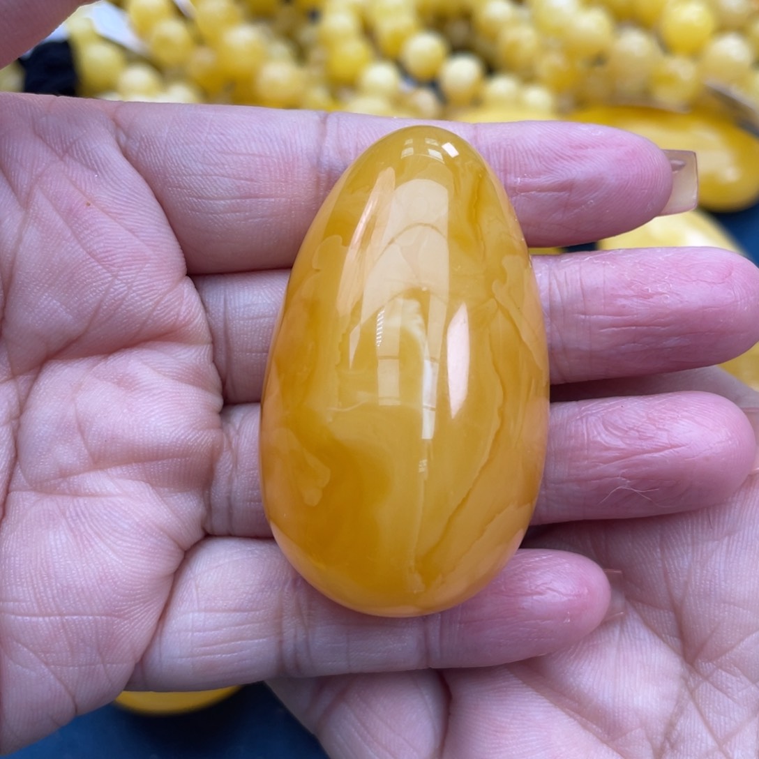 琥珀裸石未镶嵌琥珀蜜蜡