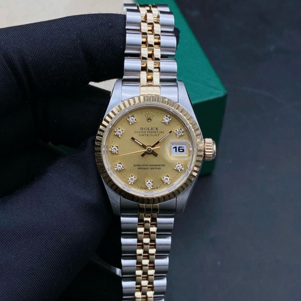 99新 Rolex/劳力士 日志69173女表/自动机械/表径26/原钻