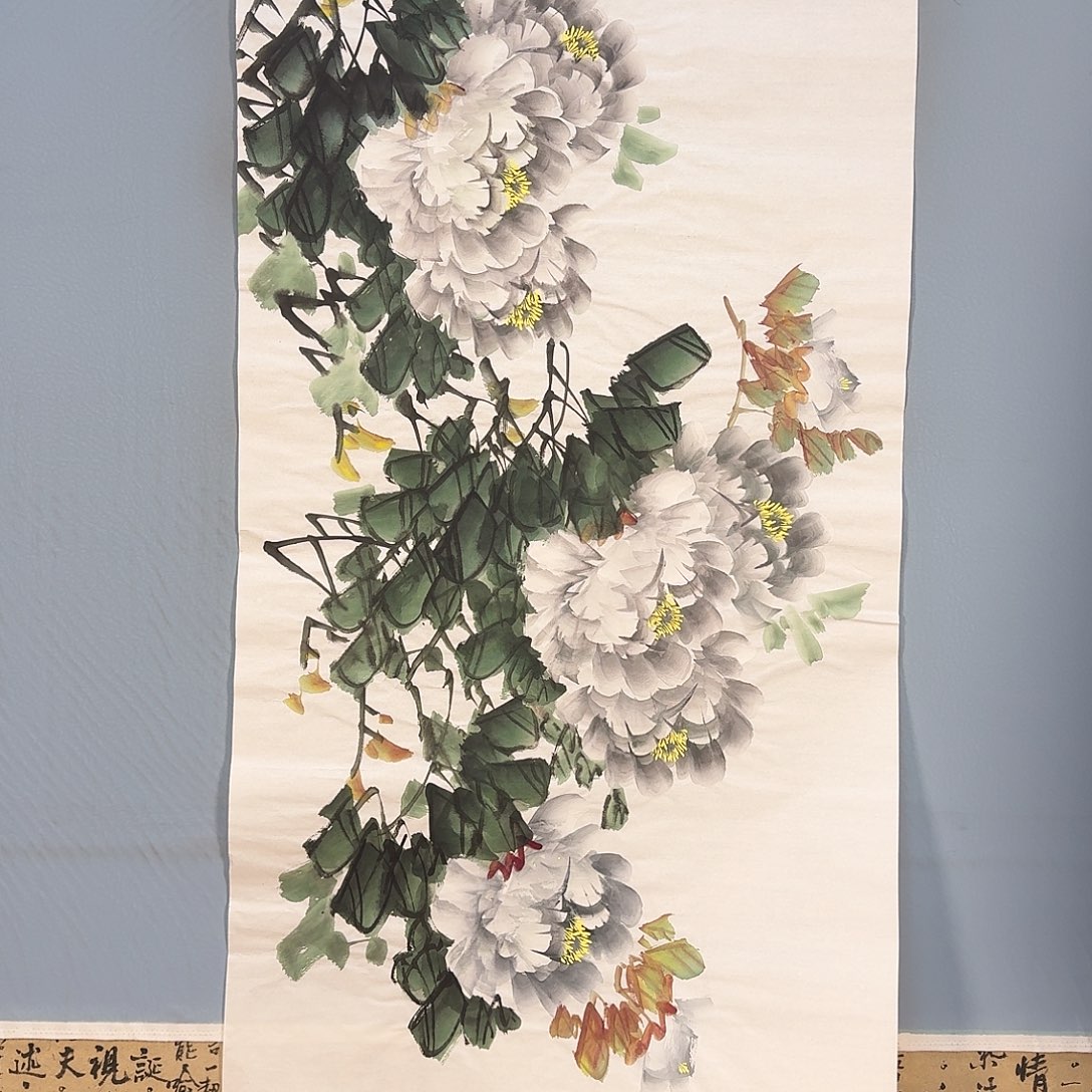 国画406 牡丹一如您的脸颊