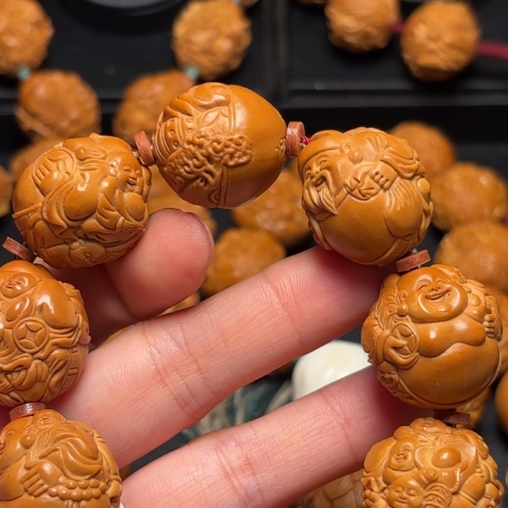 隔***点手串/手链橄榄核手串