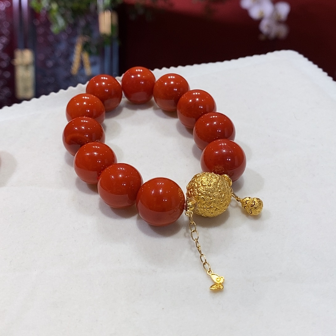 南红玛瑙未镶嵌手串