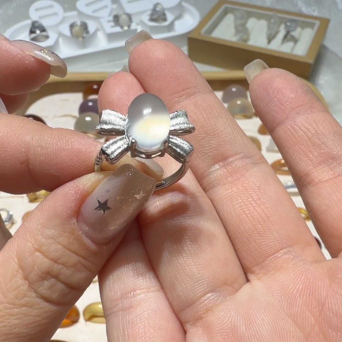 哈***哈玛瑙/玉髓未镶嵌戒指