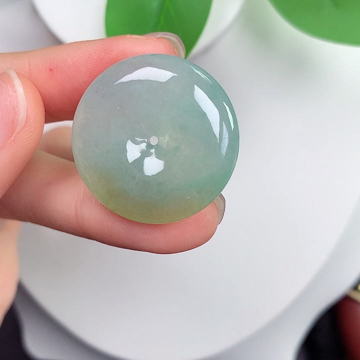 颈饰未镶嵌翡翠27.2-5.8mm