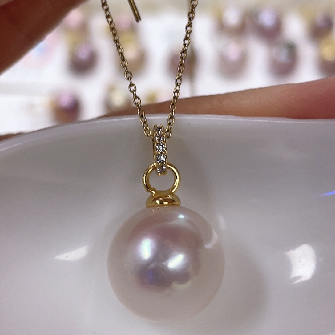 淡水珍珠未镶嵌吊坠(赠链)