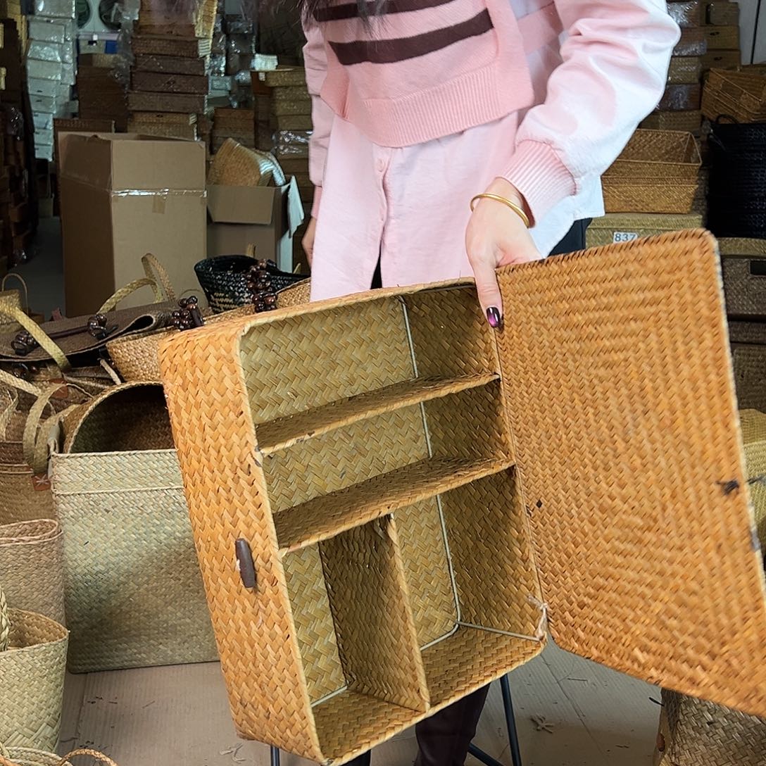 草编包/草编收纳盒微瑕疵