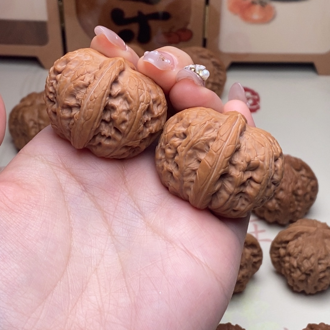 把件桃核42✖️40平谷元宝