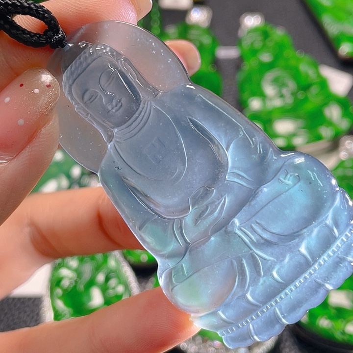 翡翠颈饰未镶嵌57，