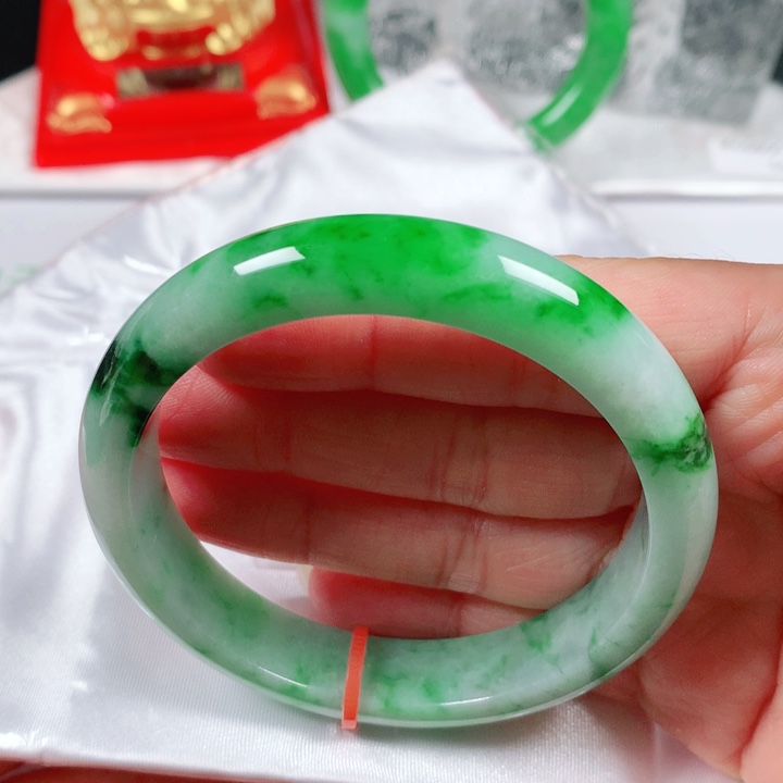 未镶嵌手镯翡翠  编号DH1102 正圈56-57