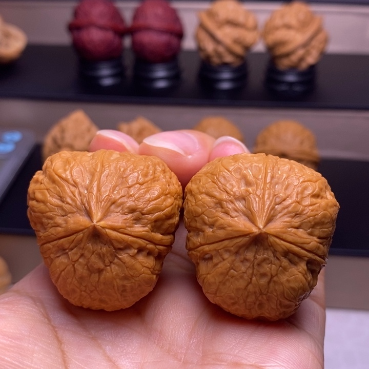 把件文玩核桃御宝三楞34