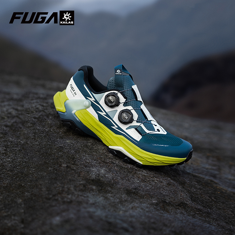 KAILAS凯乐石Fuga【DU双BOA】户外耐磨缓震徒步鞋低帮越野跑山鞋男 