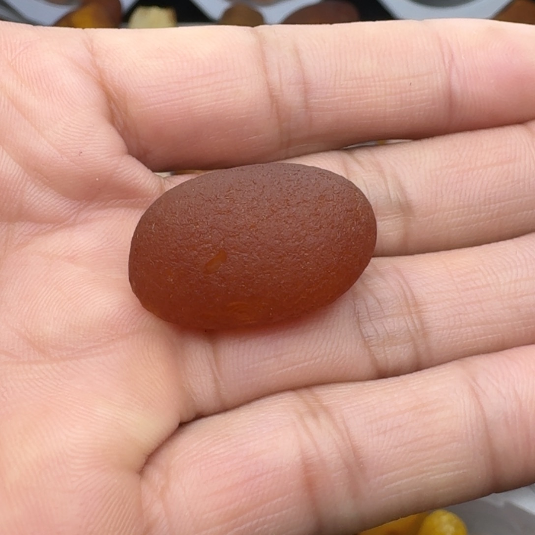 琥珀珠宝奇石未镶嵌天然蜜蜡海飘吊坠