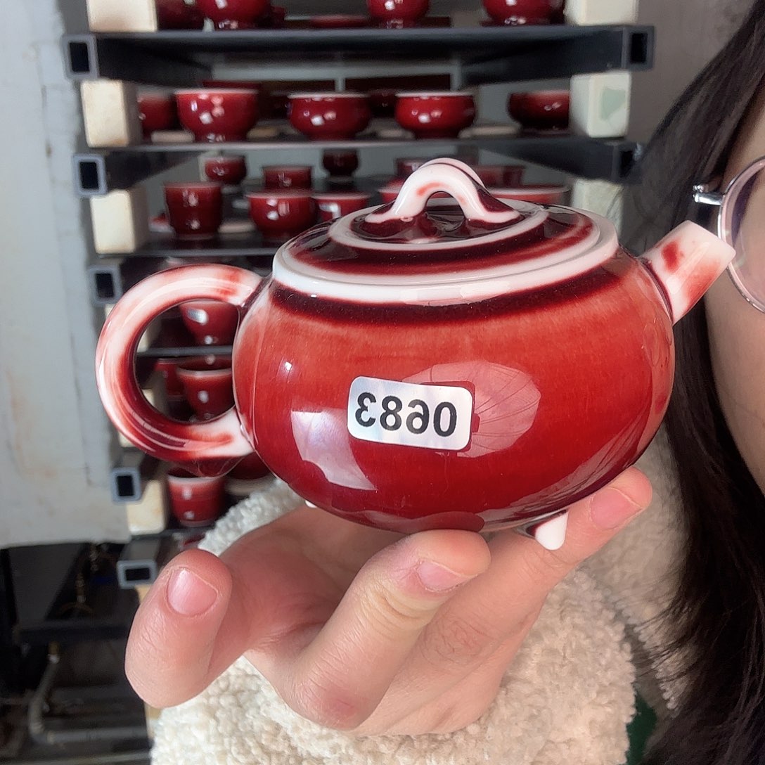 碗 景德镇郎红陶瓷