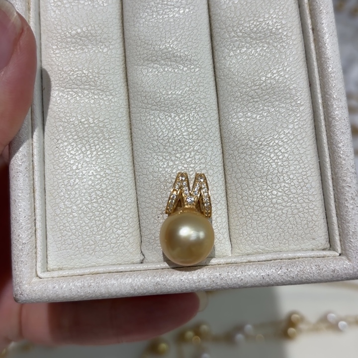 银S925镶嵌颈饰海水珍珠