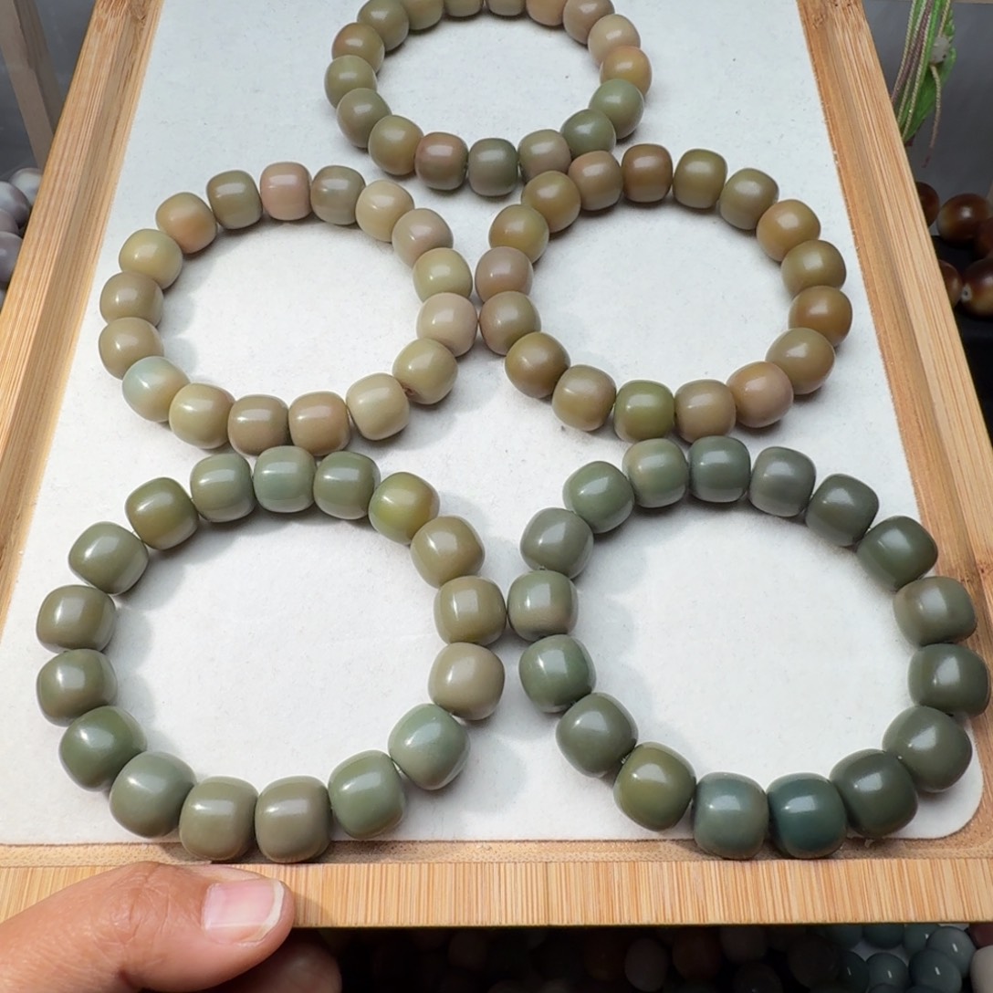 菩提根/象牙果手串卡14干磨