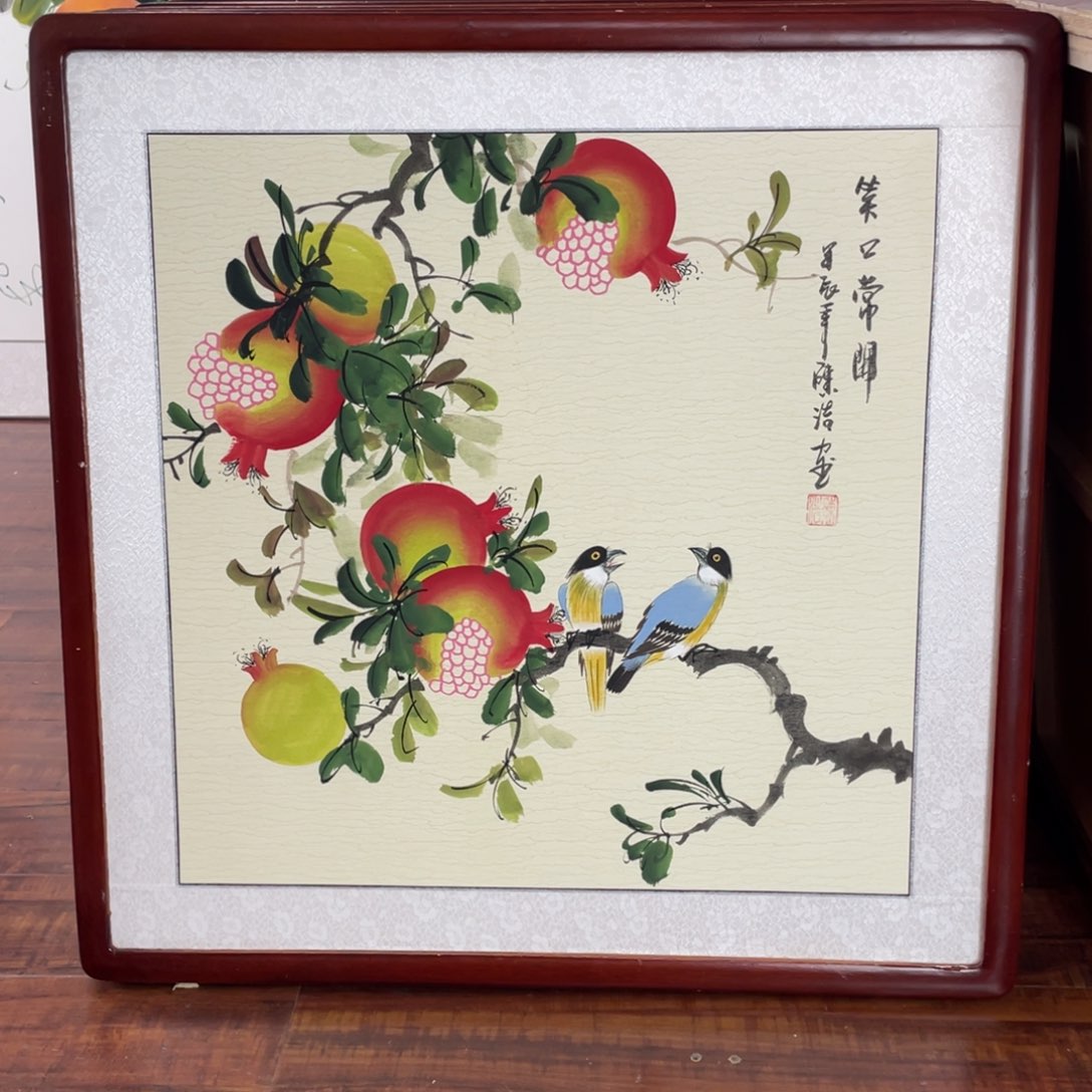 国画带框尺寸63*63厘米