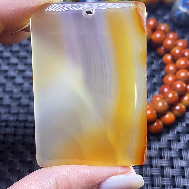 ****圈玛瑙/玉髓未镶嵌颈饰