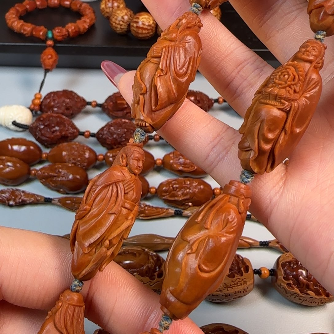 橄榄核手串/手链尺寸1.6油核八仙手持