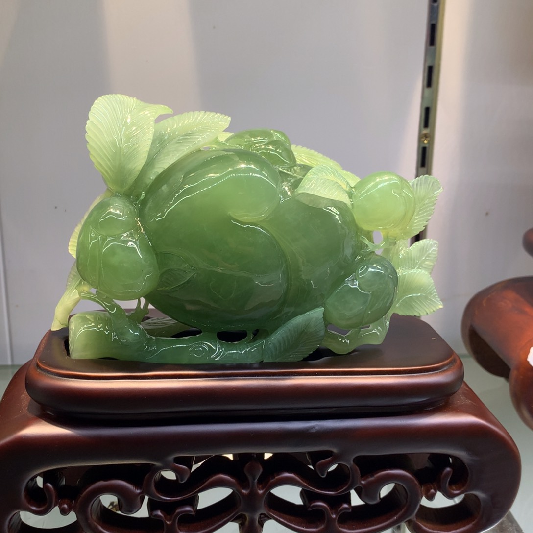蛇纹石玉（覆膜）珠宝奇石未镶嵌