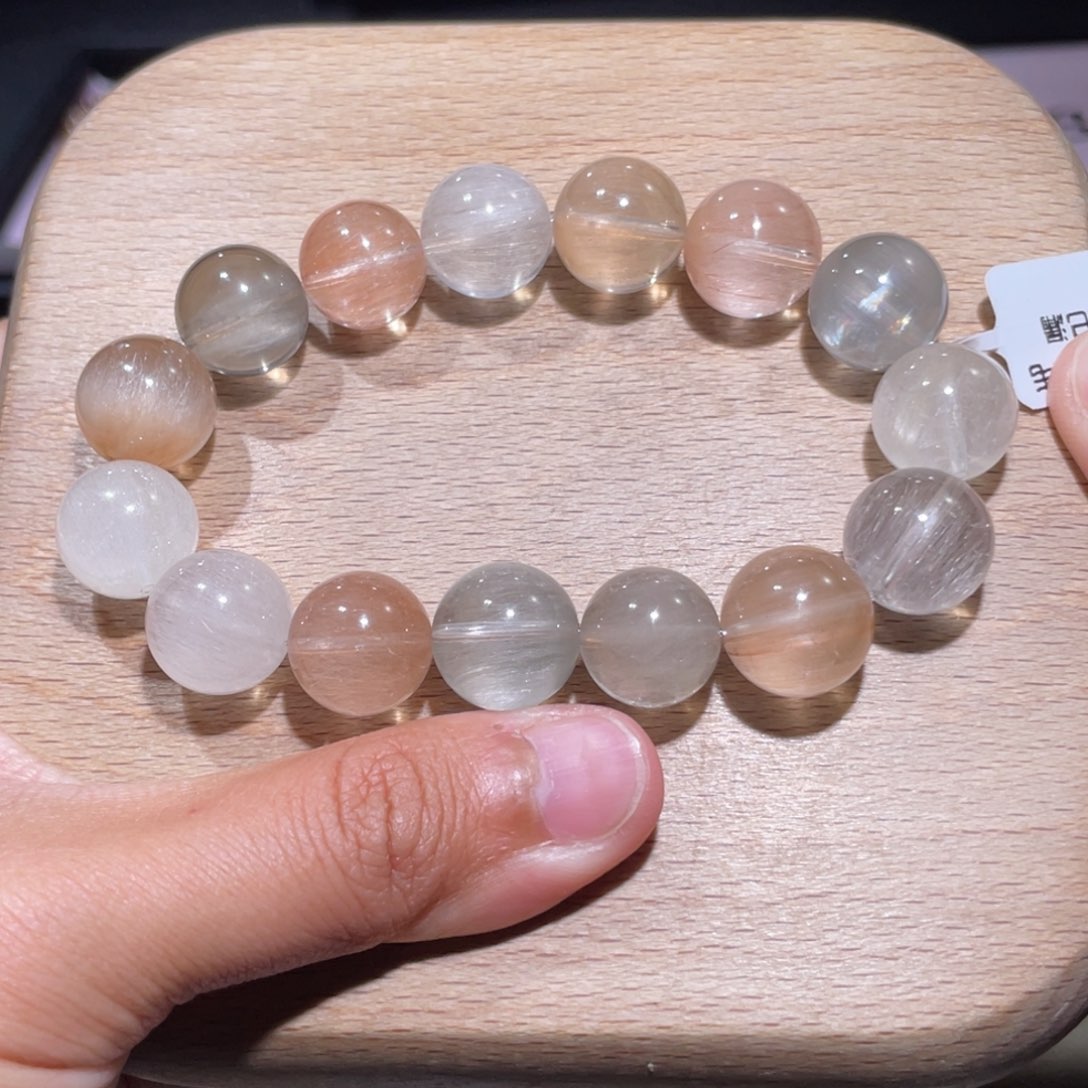 水晶手链未镶嵌78号多样性发货一M 约14+