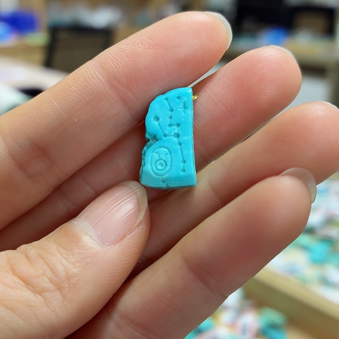 未镶嵌绿松石珠宝奇石