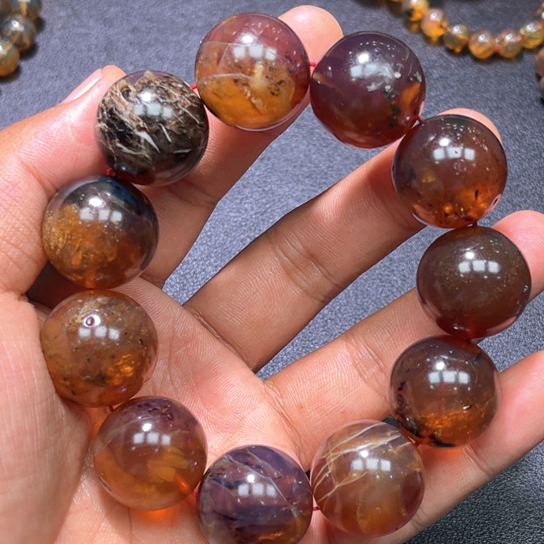 未镶嵌琥珀手串缅甸琥珀9