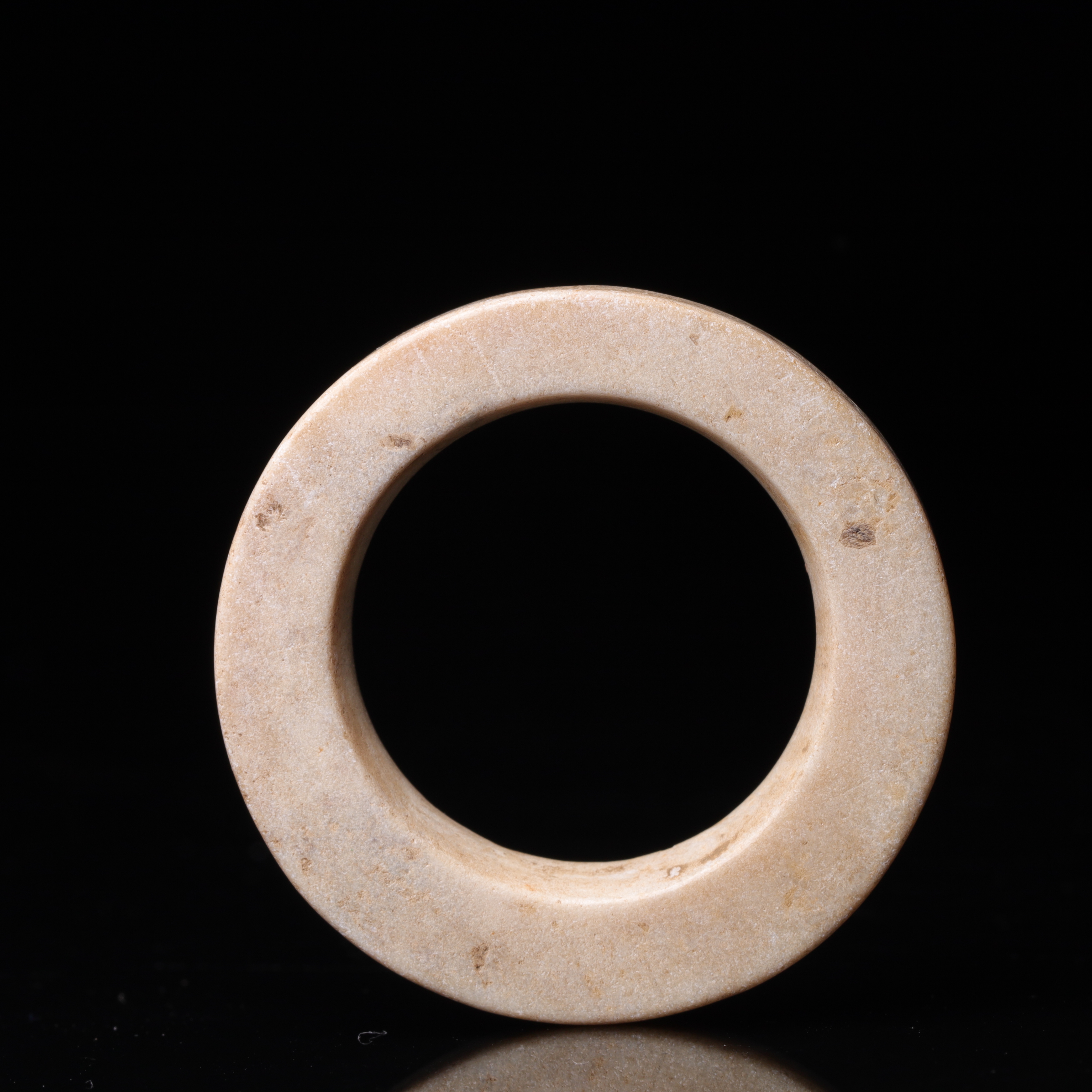 明代地方玉玉环花件