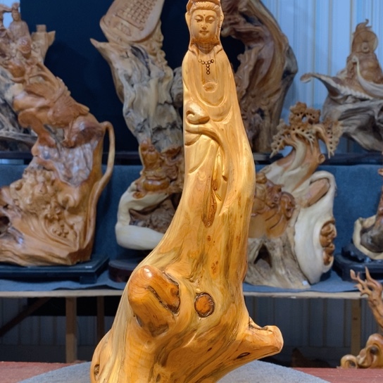 柏木（崖柏）根雕摆件