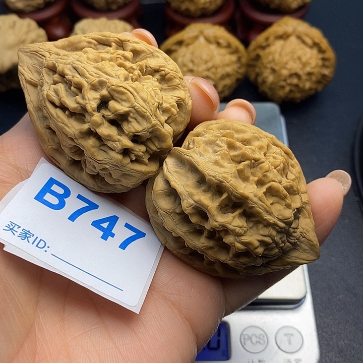 阿***举把件文玩核桃大沽石4:3