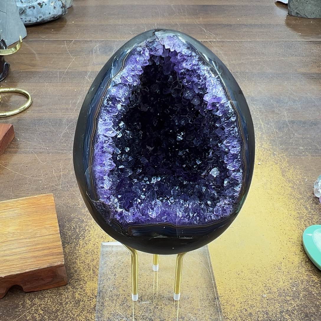 紫晶摆件未镶嵌晶体