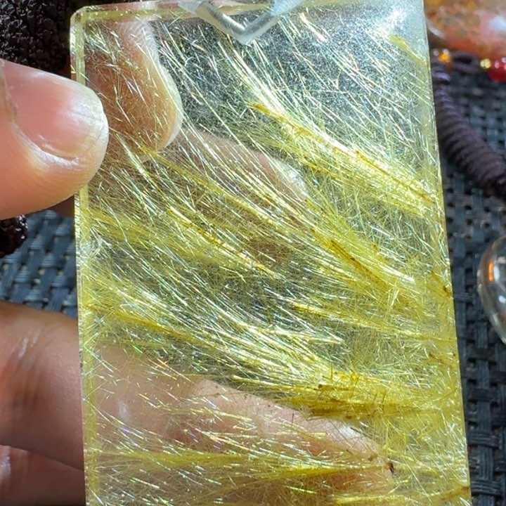 水晶颈饰未镶嵌风**边