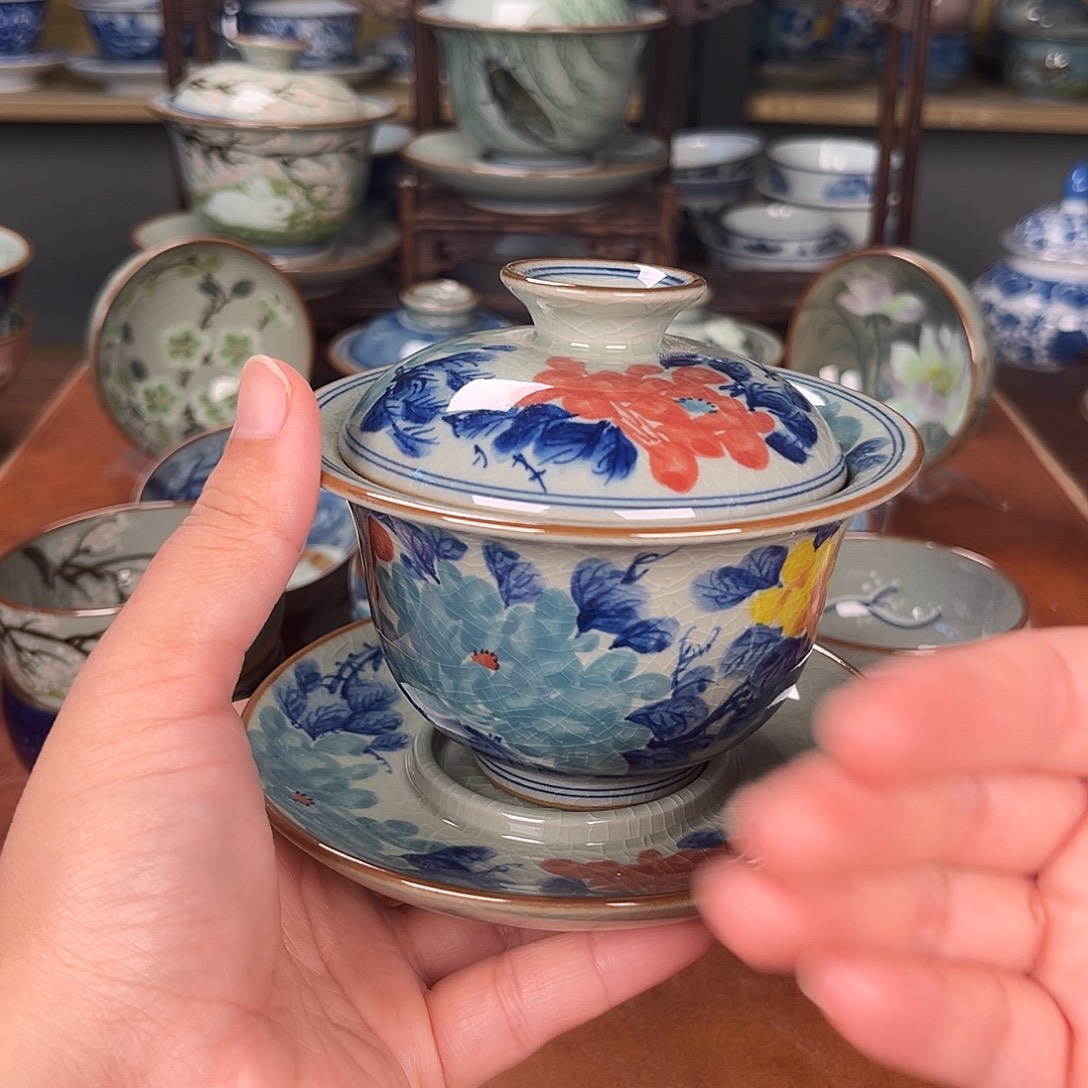 盖碗景德镇陶瓷窑