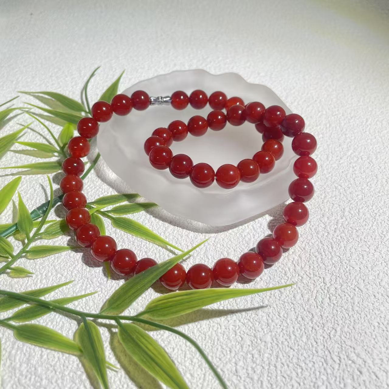 天然玉石 精品百搭红玛瑙妈妈链 多样性发货 拍一发一 M152