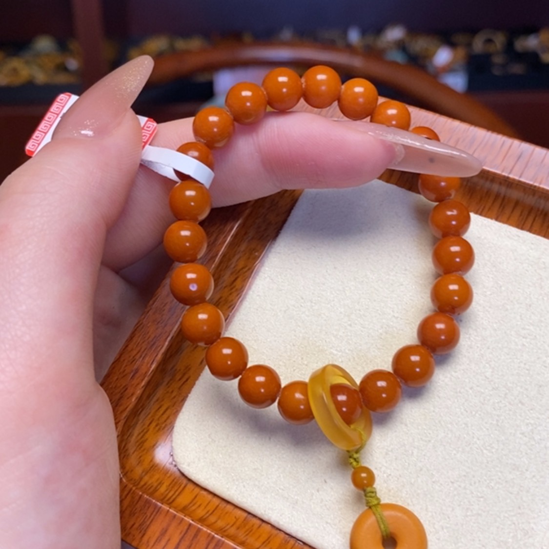 【闪购商品】蜜蜡手链未镶嵌手串