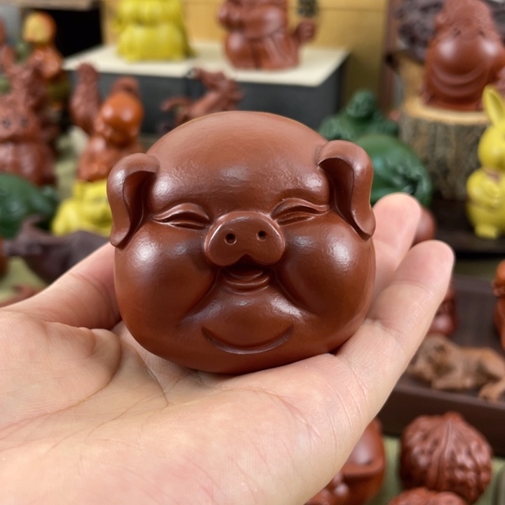 紫砂茶宠紫砂福猪