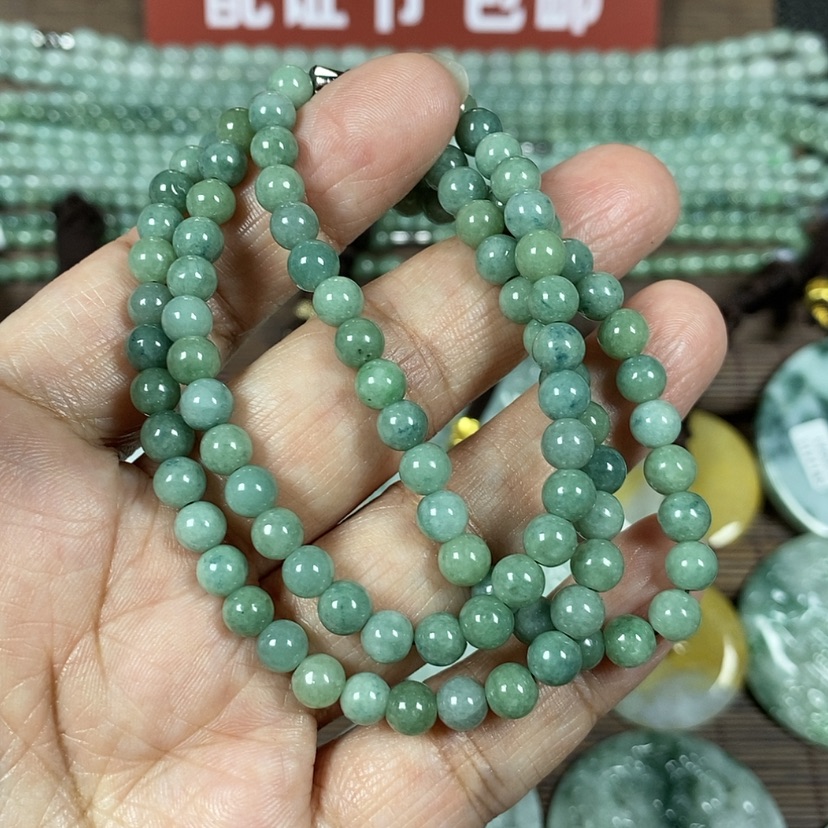 【闪购商品】翡翠颈饰未镶嵌玉项链翡翠玉卡5.8长55厘米