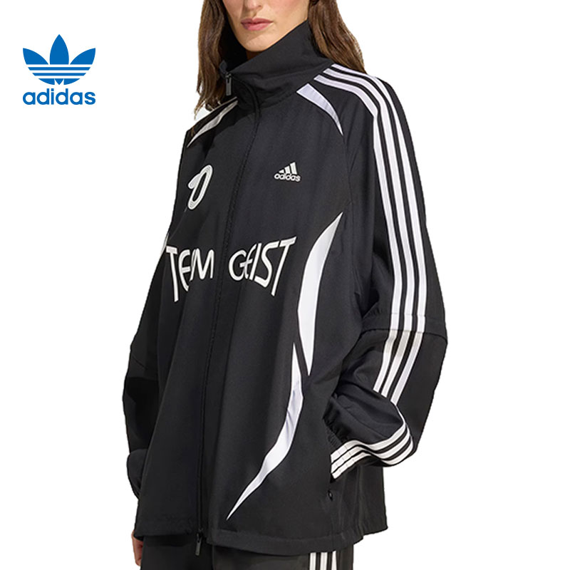 Adidas阿迪达斯三叶女子运动休闲夹克外套KE7569