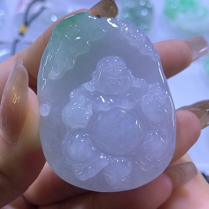 翡翠未镶嵌颈饰天然翡翠A货吊坠