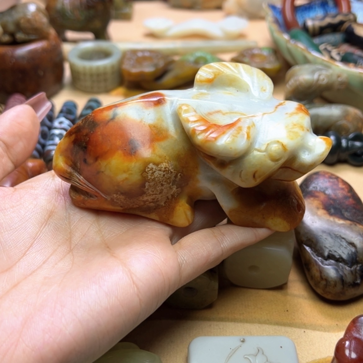 【闪购商品】蛇纹石玉颈饰未镶嵌