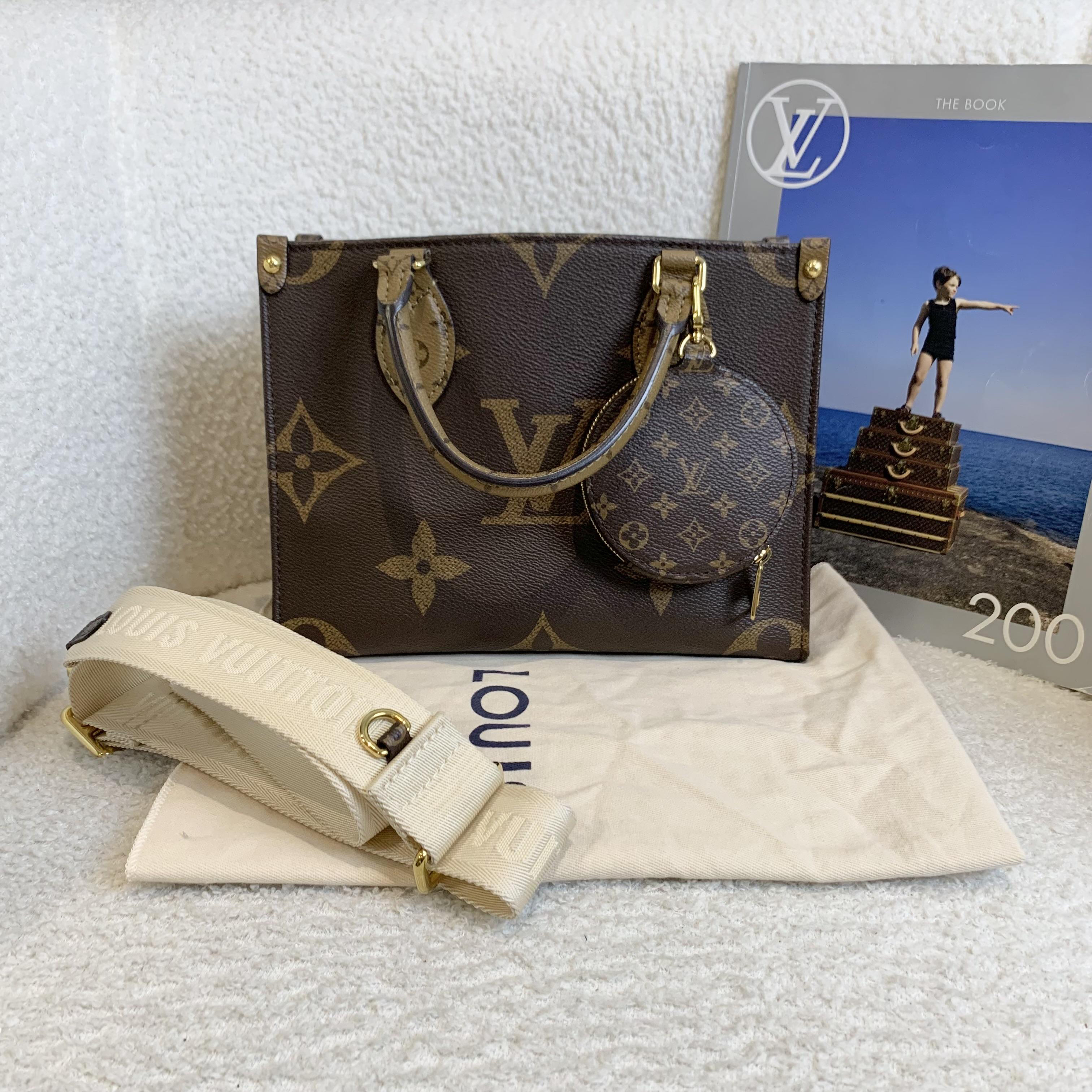 99新 LouisVuitton/路易威登 壹臻/老花otg小号斜挎包 96695670