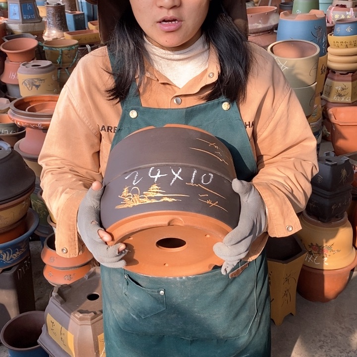 紫砂花盆紫砂花盆盆栽花卉苗木种植