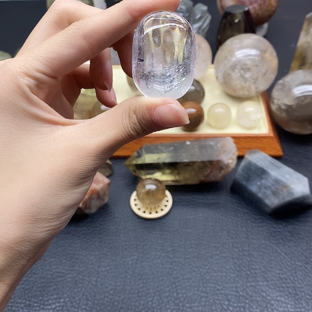 未镶嵌水晶珠宝半成品324水晶石