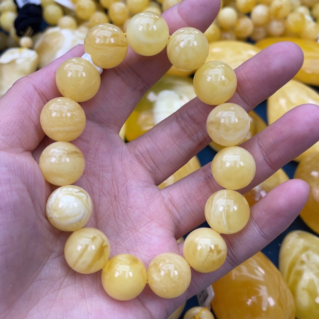 琥珀裸石未镶嵌琥珀蜜蜡w 14